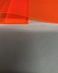Orange Marine PVC Tinted Plastic Vinyl Fabric - Fashion Fabrics Los Angeles 