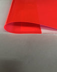 Coral Red Marine PVC Tinted Plastic Vinyl Fabric - Fashion Fabrics Los Angeles 