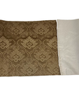 Tela para cortinas de tapicería de terciopelo en relieve Damasco de realeza beige