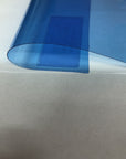Sky Blue Marine PVC Tinted Plastic Vinyl Fabric - Fashion Fabrics Los Angeles 