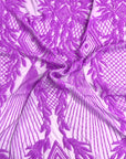 Tela de encaje de lentejuelas Alpica púrpura lavanda 