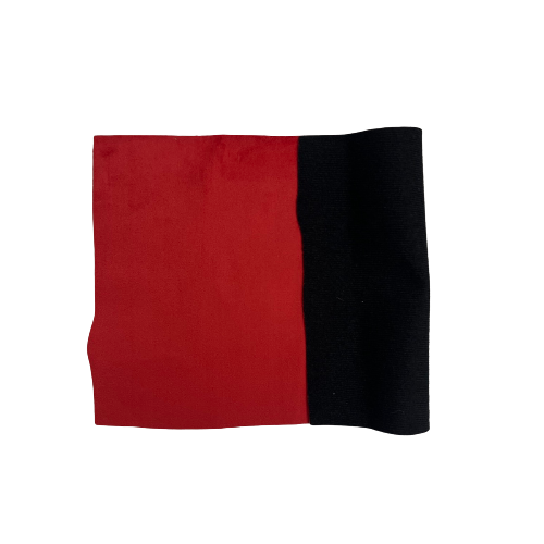 Crimson Red Performance Faux Suede Fabric