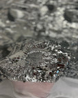 Silver | White Giselle Multicolor Floral Sequins Fabric