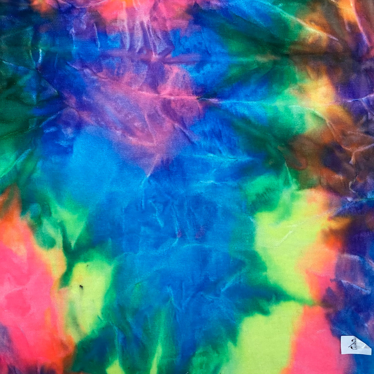 Rainbow Tie Dye Stretch Velvet Fabric - Fashion Fabrics Los Angeles 