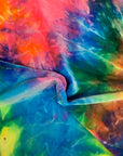 Rainbow Tie Dye Stretch Velvet Fabric - Fashion Fabrics Los Angeles 