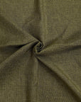 Olive Green Two Tone Vintage Linen Faux Burlap Fabric