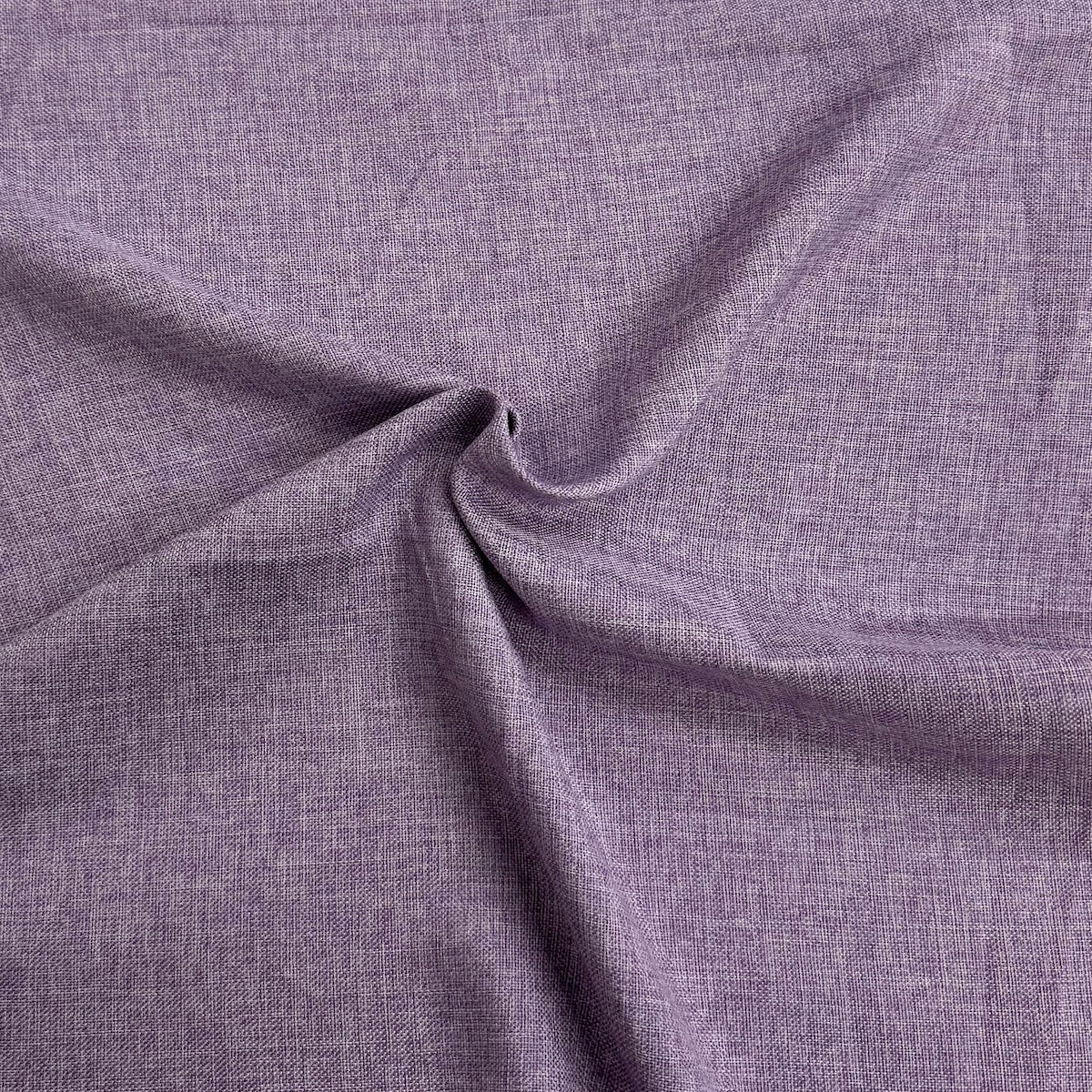 Tela de arpillera sintética de lino vintage de dos tonos lavanda 
