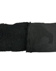 Tissu Fausse Fourrure Sherpa Noir