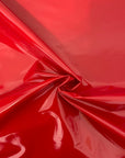 Red Faux Patent Leather Apparel Vinyl Fabric - Fashion Fabrics LLC
