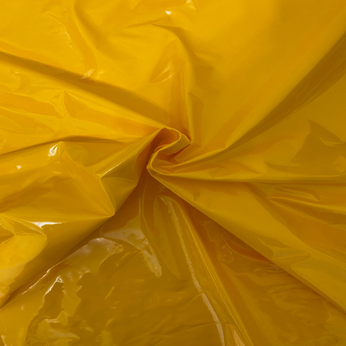 Yellow Faux Patent Leather Apparel Vinyl Fabric - Fashion Fabrics LLC