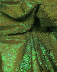 Neon Green Iridescent All Over Sequins Fabric - Fashion Fabrics LLC