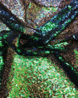 Green Iridescent All Over Sequins Fabric - Fashion Fabrics LLC