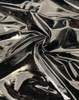 Black Faux Patent Leather Apparel Vinyl Fabric - Fashion Fabrics LLC