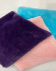 Bubble Gum Pink Rabbit Soft Cuddle Faux Fur Fabric - Fashion Fabrics LLC