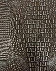 Marrón | Tela de vinilo de piel sintética Gator de dos tonos Silver Mugger