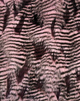 Tela de piel sintética de plumas de puercoespín morado lavanda 