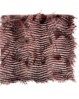 Mauve Pink Porcupine Feather Faux Fur Fabric