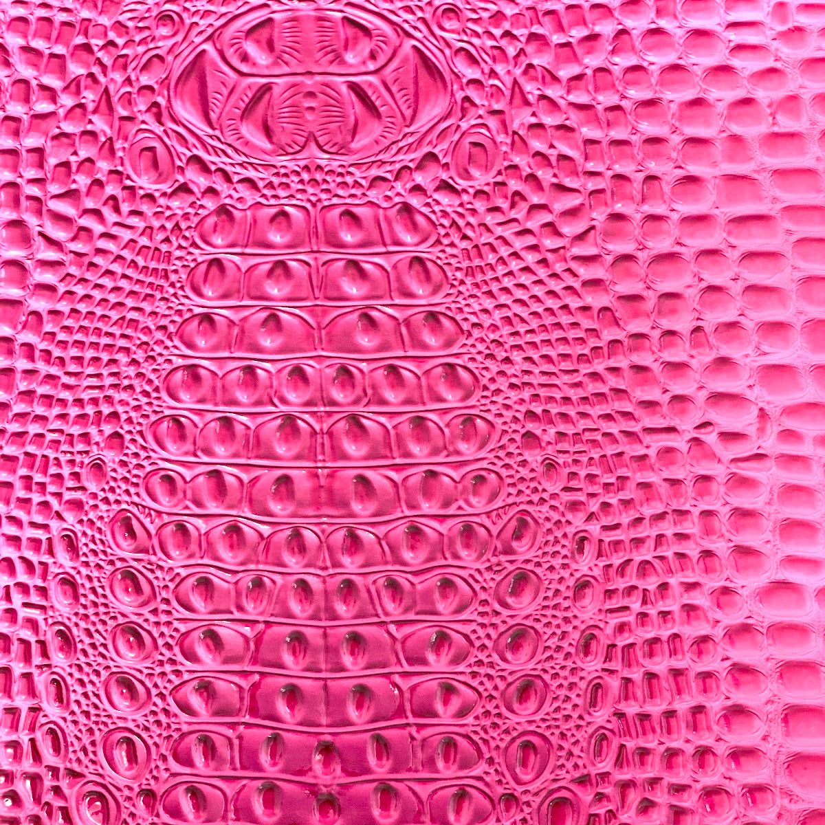 Pink Aussie 3D Embossed Gator Vinyl Fabric - Fashion Fabrics LLC