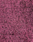 Fuchsia | Black Sequins Embroidered Stretch Velvet Rodeo Fabric