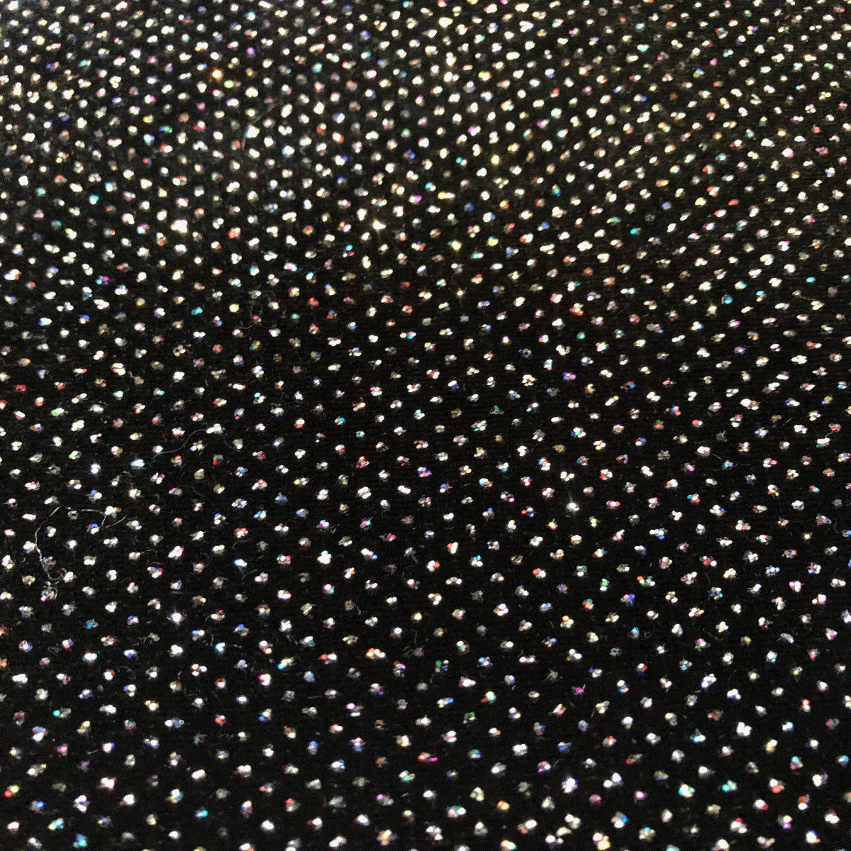 Iridescent Silver Sparkle Glitter Lurex Stretch Velvet Fabric - Fashion Fabrics Los Angeles 