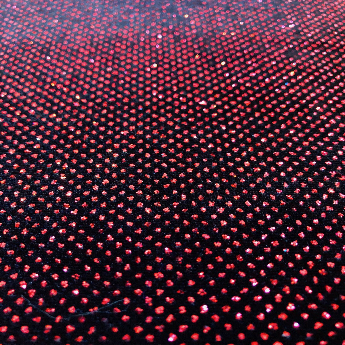 Red Sparkle Glitter Lurex Stretch Velvet Fabric - Fashion Fabrics Los Angeles 