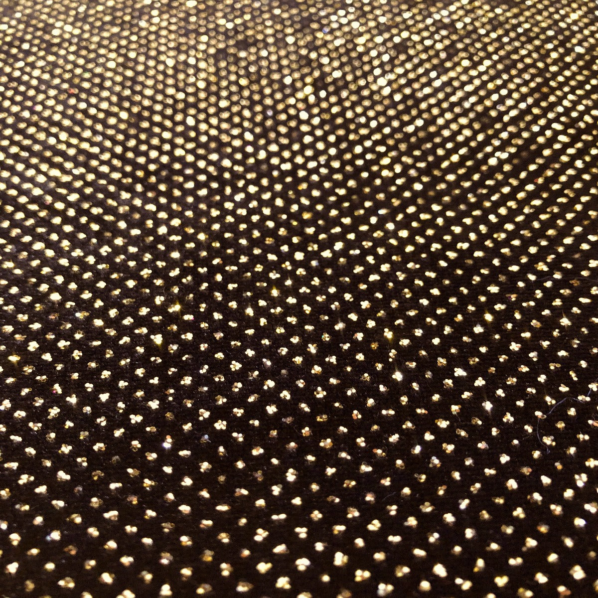 Gold Sparkle Glitter Lurex Stretch Velvet Fabric - Fashion Fabrics Los Angeles 