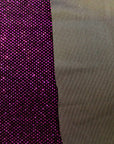 Fuchsia Sparkle Glitter Lurex Stretch Velvet Fabric - Fashion Fabrics Los Angeles 