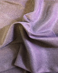 Lavender Silver Holographic Shimmer Glitter Spandex Fabric - Fashion Fabrics Los Angeles 