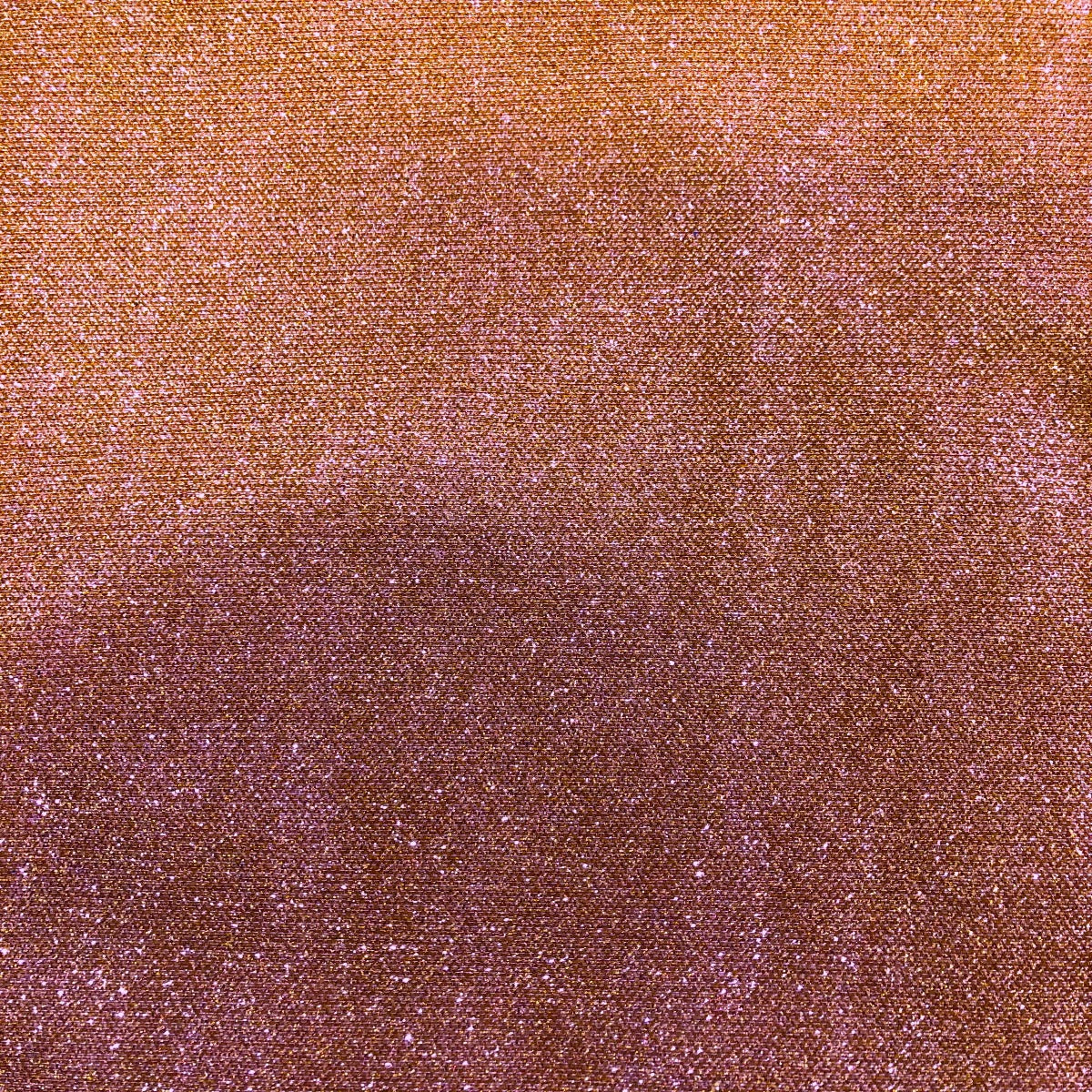 Dusty Pink Gold Holographic Shimmer Glitter Spandex Fabric - Fashion Fabrics Los Angeles 