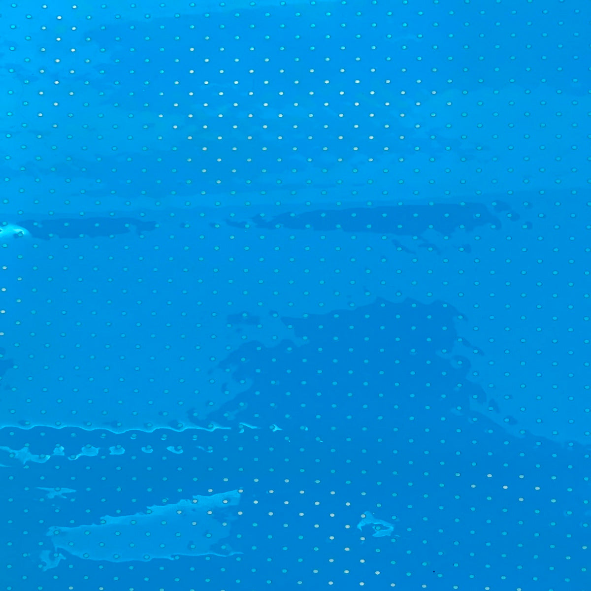Blue Perforated Tinted PVC Marine Clear Vinyl Fabric - Fashion Fabrics LLC