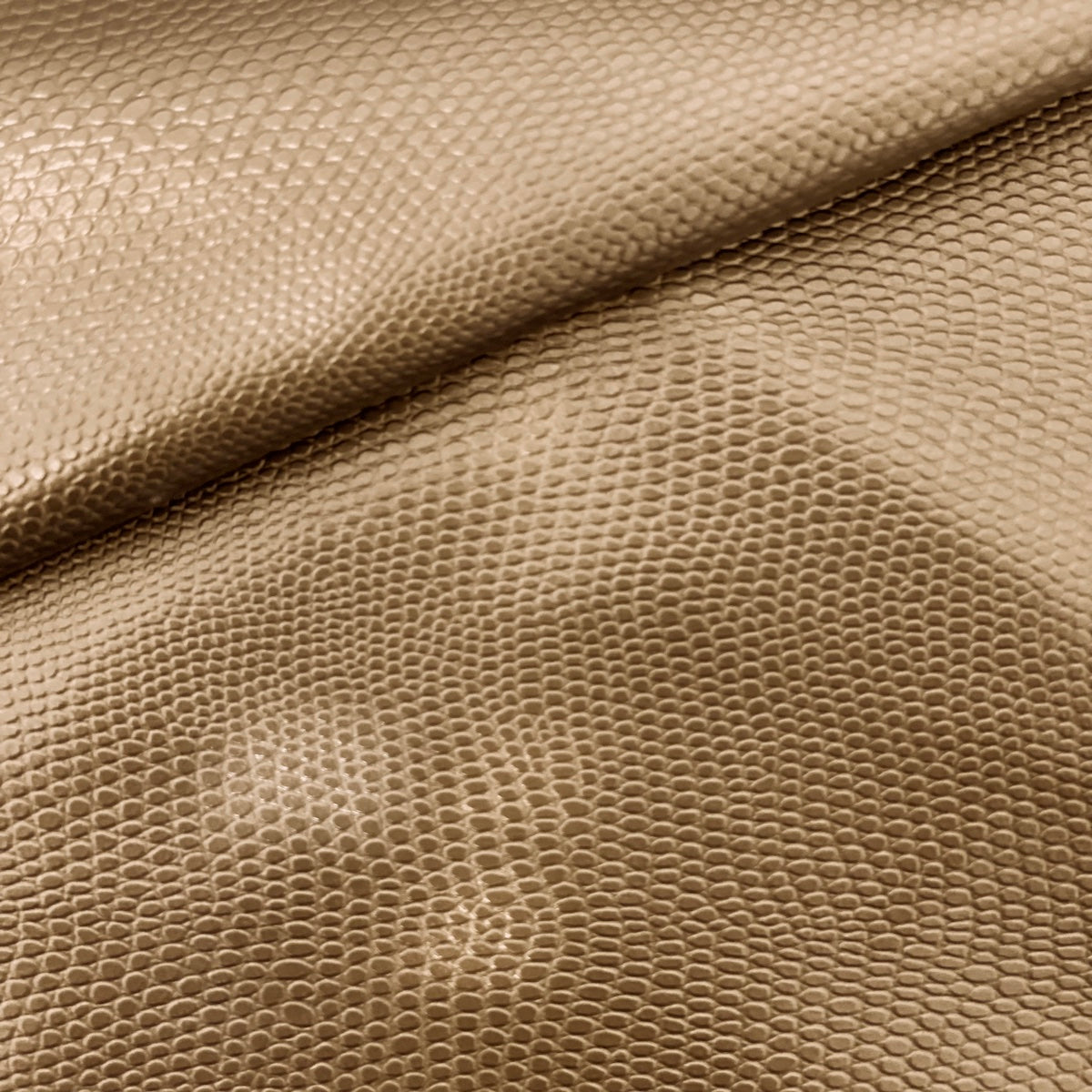 Bronze Anaconda Snakeskin Stretch Vinyl Fabric - Fashion Fabrics LLC