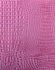 Pink Marine Gator Vinyl Fabric - Fashion Fabrics LLC