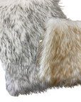 Beige Frost Tipped Husky Faux Fur Fabric - Fashion Fabrics LLC