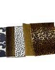 Cheetah Print Velvet Flocking Fabric - Fashion Fabrics LLC