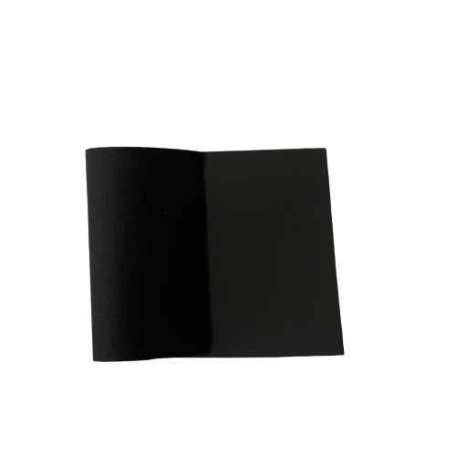 Black Matte Faux Leather Stretch Vinyl Fabric - Fashion Fabrics LLC
