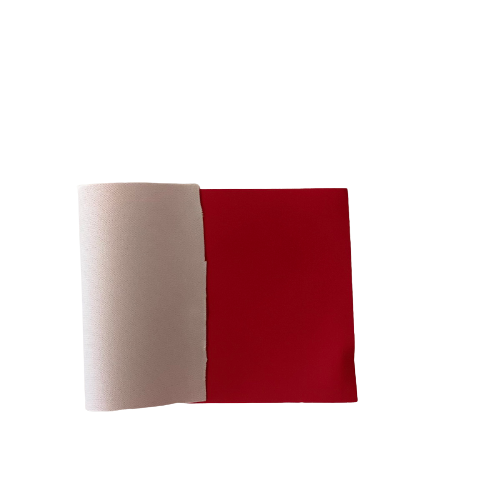 Red Matte Faux Leather Stretch Vinyl Fabric - Fashion Fabrics LLC