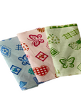 Mint Green Butterfly Print Poly Cotton Fabric - Fashion Fabrics LLC
