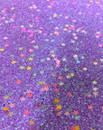 Lavender Iridescent Stardust Glitter Vinyl Fabric - Fashion Fabrics LLC