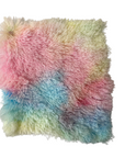 Rainbow Multi Color Dye Fuzzy Faux Fur Fabric - Fashion Fabrics LLC
