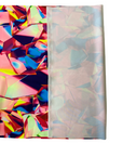 Pink Kaleidoscope Geometric Nylon Spandex Fabric - Fashion Fabrics LLC