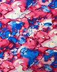 Blue Pink Cloud Tie Dye Nylon Spandex Fabric - Fashion Fabrics LLC