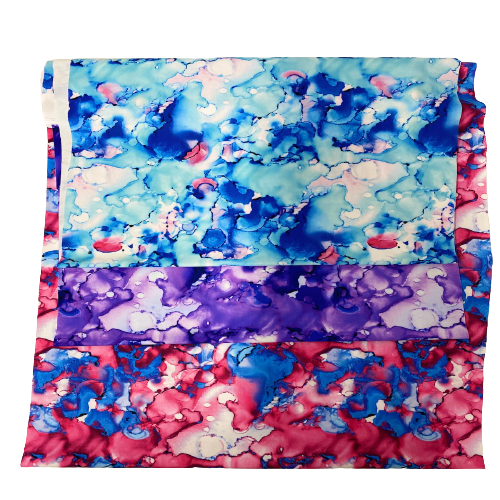 Purple Tie Dye Nylon Spandex Fabric - Fashion Fabrics LLC