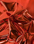 Red Chrome Reflective Mirror Vinyl Fabric - Fashion Fabrics LLC