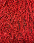 Red Metallic Faux Ostrich Feather Lace Fabric - Fashion Fabrics LLC