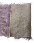 Lavender | Gold Metallic Faux Ostrich Feather Lace Fabric - Fashion Fabrics LLC