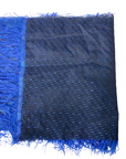 Royal Blue Metallic Faux Ostrich Feather Lace Fabric - Fashion Fabrics LLC