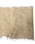 Ivory | Gold Metallic Faux Ostrich Feather Lace Fabric - Fashion Fabrics LLC