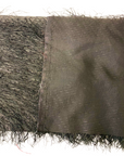 Black Metallic Faux Ostrich Feather Lace Fabric - Fashion Fabrics LLC