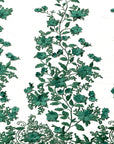Hunter Green 3D Embroidered Satin Floral Pearl Lace Fabric - Fashion Fabrics LLC