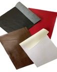 Shiny Red Lambskin Stretch Faux Leather With Suede Backing Apparel Fabric - Fashion Fabrics LLC